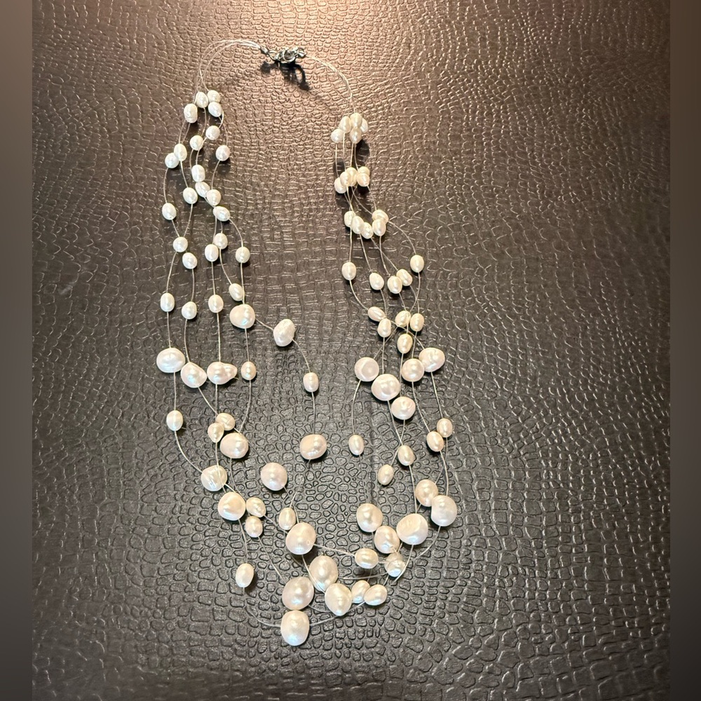 Pearl Multi-Strand Cream Necklace